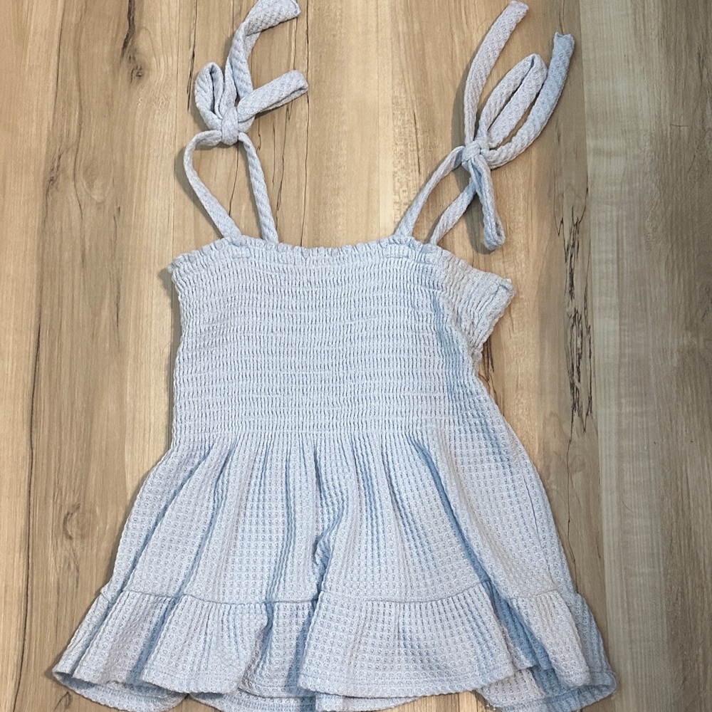 Light Blue Sleeveless Top
